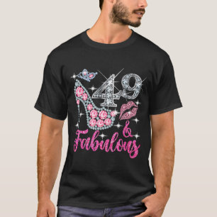 49 & Fabulous Diamond Crown Shoes Queen 49 jaar ou T-shirt
