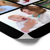 49 foto collage meerdere vormen gepersonaliseerd poster (Hoek)
