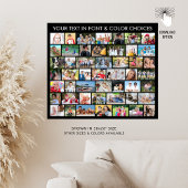 49 foto collage meerdere vormen gepersonaliseerd poster