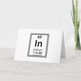 49 Indium Kaart