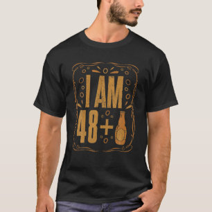 49 jaar oud Born Retro Beer Drink Alcohol Birth T-shirt