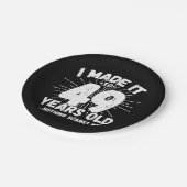 49 Jaar Oud Sarcastisch Meme Grappig 49e Verjaarda Papieren Bordje (Gekanteld)