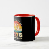 49 jaar oude Bday 1976  49e Verjaardag Vrouwen Mok (Voorkant rechts)