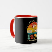 49 jaar oude Bday 1976  49e Verjaardag Vrouwen Mok (Voorkant links)