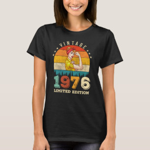 49 jaar oude Bday 1976 49e Verjaardag Vrouwen T-shirt
