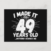 49 Jaar Oude Sarcastische Meme Leuk 49e Verjaardag Briefkaart (Voorkant)