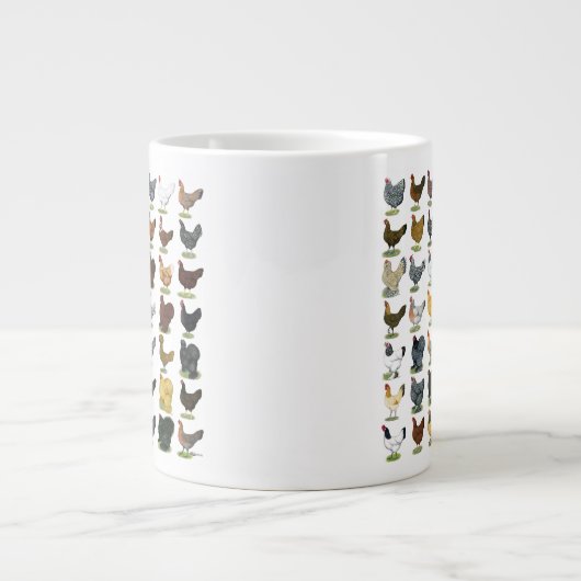 49 kippen extra grote mok (Voorkant)