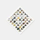 49 kippen servet (Hoek)