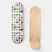 49 kippen skateboard (Voorkant)