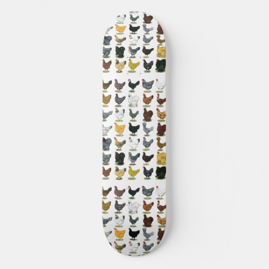 49 kippen skateboard (Voorkant)