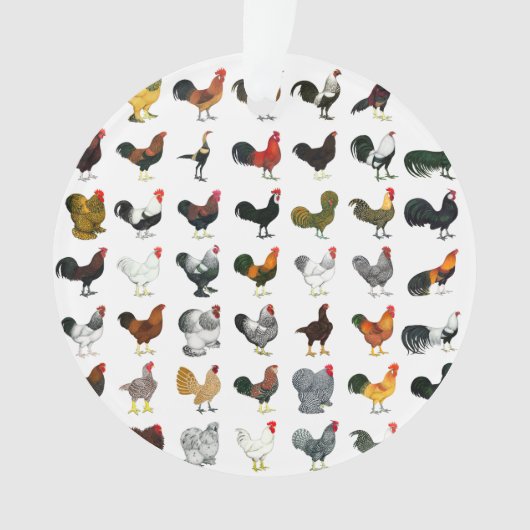 49 Roosters Ornament (voorkant)