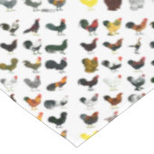 49 Roosters Tafelkleed (Gekanteld)