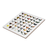 49 Roosters Tegeltje (Zijkant)