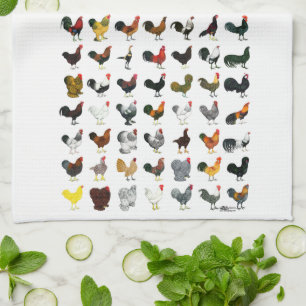 49 Roosters Theedoek