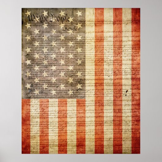 49 Star American Flag Poster (Voorkant)