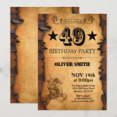 49e Invitation d'anniversaire de l'Ouest (Devant / Derrière)