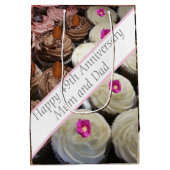 49e Jubileum voor bruiloft Medium Cadeauzakje (Achterkant)