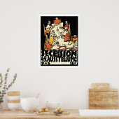 49e Poster van de afscheiding Ausstellung ("vriend (Keuken)