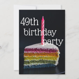 49e verjaardag kaart