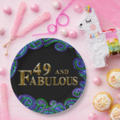 49e verjaardag papieren bordje (Feest)