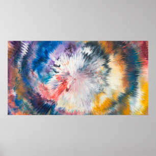 4.000 olieschilderijen. Colorful creative abstract Poster
