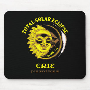 4.08.24 Totaal Zonsverduistering 2024 Erie Pennsyl Muismat