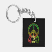 4 20 Vrede Sleutelhanger (Voorkant Links)