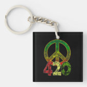 4 20 Vrede Sleutelhanger (Voorkant)
