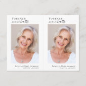4,25 x 2,75-inch foto Memorial Prayer Kaart Notitiekaartje (Voorkant)