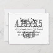 4,25 x 5,5 horizontaal bedankkaart (Voorkant)