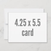 4,25 x 5,5 horizontaal bedankkaart (Achterkant)