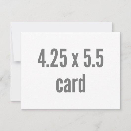 4,25 x 5,5 horizontaal bedankkaart (Achterkant)