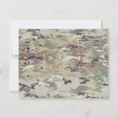 4.25x5.5 Advice Card Army OCP Camo Uniform Camofla Kaart (Achterkant)