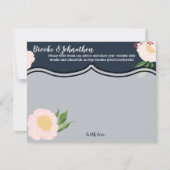 4.25x5.5 Advies Kaart Wit Bloemen op Donker (Voorkant)