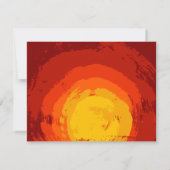 4.25x5.5 Carte conseil African Safari Giraffe Suns (Dos)