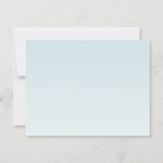 4.25x5.5 Carte conseil Fleur tropicale sur Blue Om (Dos)