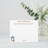 4,25x5,5 Carte conseil Mariage campagnard d'été Ru (Debout devant)