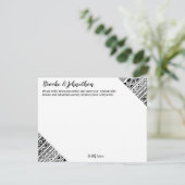 4,25x5,5 Carte de conseil Boho Buffalo Tribal Moti (Debout devant)