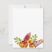 4,25x5,5 Carte de direction cerf de boho Buck Head (Dos)