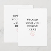 4.25x5.5 Carte de prière - Téléchargez votre propr (Devant / Derrière)