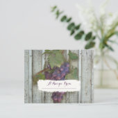 4.25x5.5 Cartes de recette papier Fête des mariées (Debout devant)