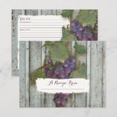 4.25x5.5 Cartes de recette papier Fête des mariées (Devant / Derrière)