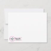 4,25x5,5 Fleurs tropicales de la carte de directio (Dos)