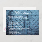 4.25x5.5 Richting Kaart Rustiek Tin Comité Plafond (Voorkant / Achterkant)