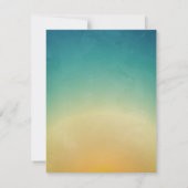 4.25x5.5 Richting Kaart Strand Zonsondergang Palmb (Achterkant)