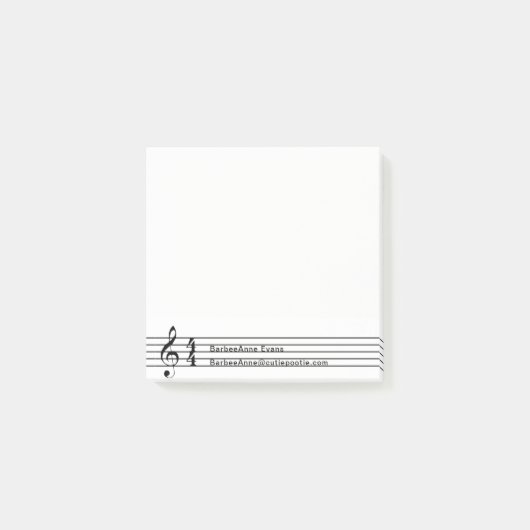 4/4 Tijd Post-it® Notes (Voorkant)