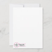 4,5 x 6,25 Carte de remerciements Sunrise Pathway  (Dos)