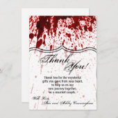 4,5 x 6,25 Cartes de remerciements Vampire Splter (Devant / Derrière)