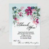 4,5 x 6,25 Fleur tropicale Carte de remerciements (Devant / Derrière)