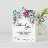 4,5 x 6,25 Fleur tropicale Carte de remerciements (Debout devant)